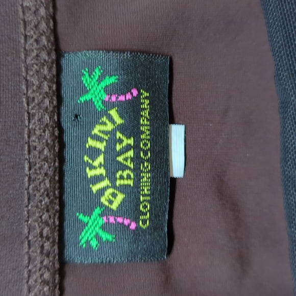 Bikini Bay. High-Waisted Chocolate Brown Bikini Bottom. Size XL. - Picture 6 of 7